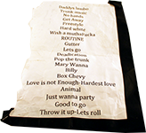 Setlist from Yelawolf (2012)